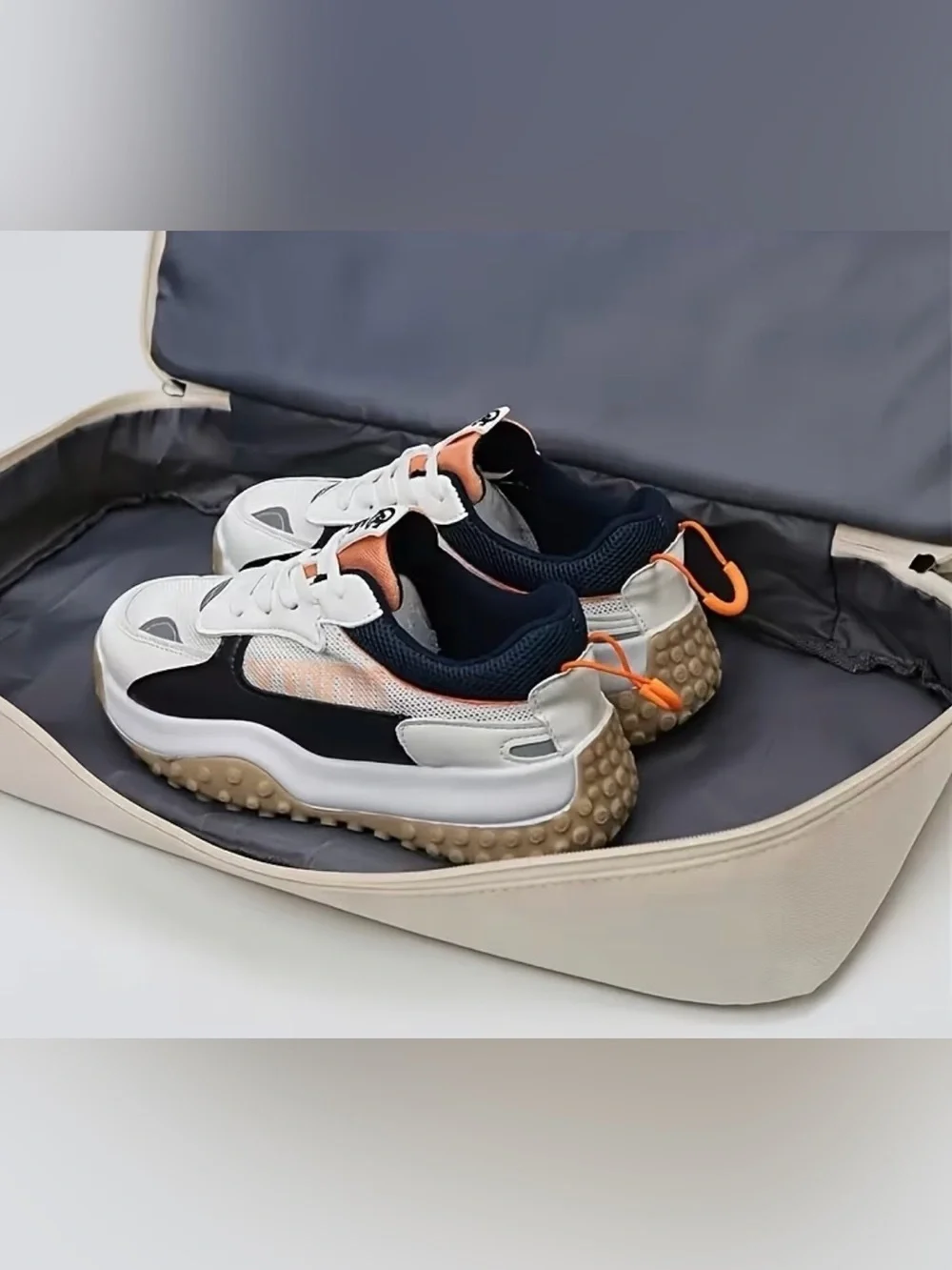 N/A navy duffel